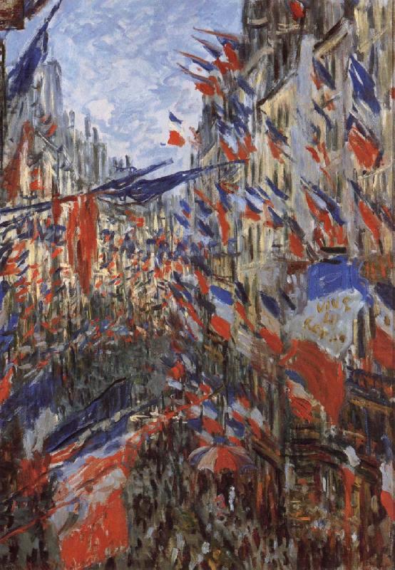 Claude Monet Rus Saint-Denis,Festivities of 30 June china oil painting image